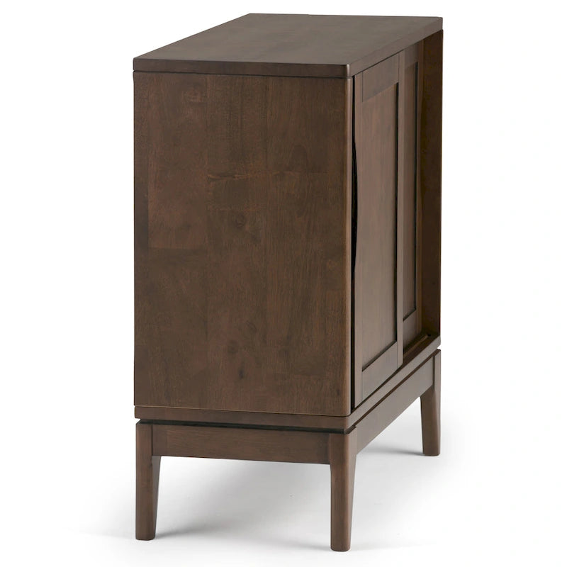 Meuble de rangement bas WYNDENHALL Pearson en BOIS MASSIF, largeur 30 pouces, style moderne du milieu du siècle - 30 po l x 14 po p x 31 po h