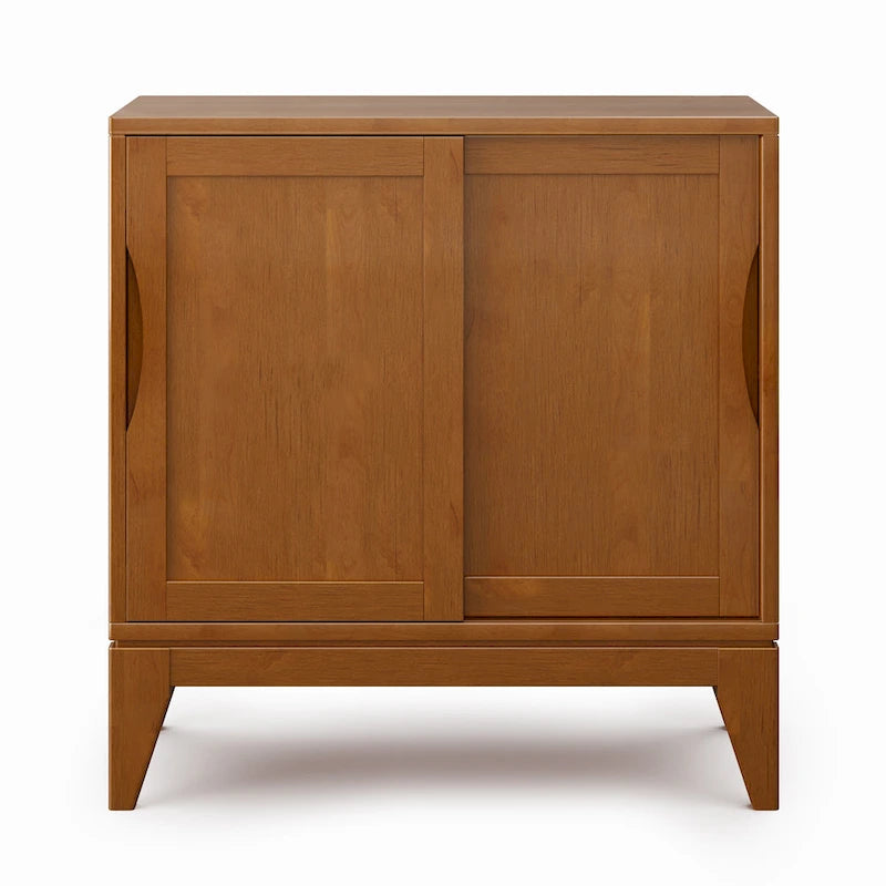 Meuble de rangement bas WYNDENHALL Pearson en BOIS MASSIF, largeur 30 pouces, style moderne du milieu du siècle - 30 po l x 14 po p x 31 po h