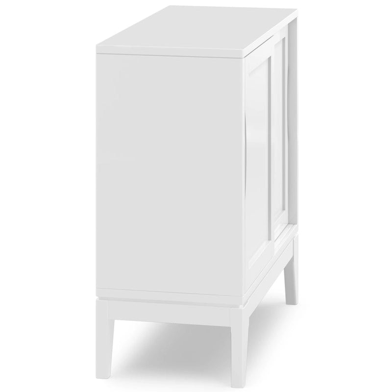 Meuble de rangement bas WYNDENHALL Pearson en BOIS MASSIF, largeur 30 pouces, style moderne du milieu du siècle - 30 po l x 14 po p x 31 po h