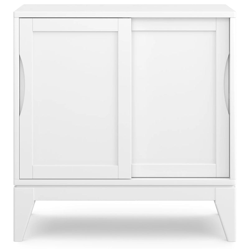 Meuble de rangement bas WYNDENHALL Pearson en BOIS MASSIF, largeur 30 pouces, style moderne du milieu du siècle - 30 po l x 14 po p x 31 po h