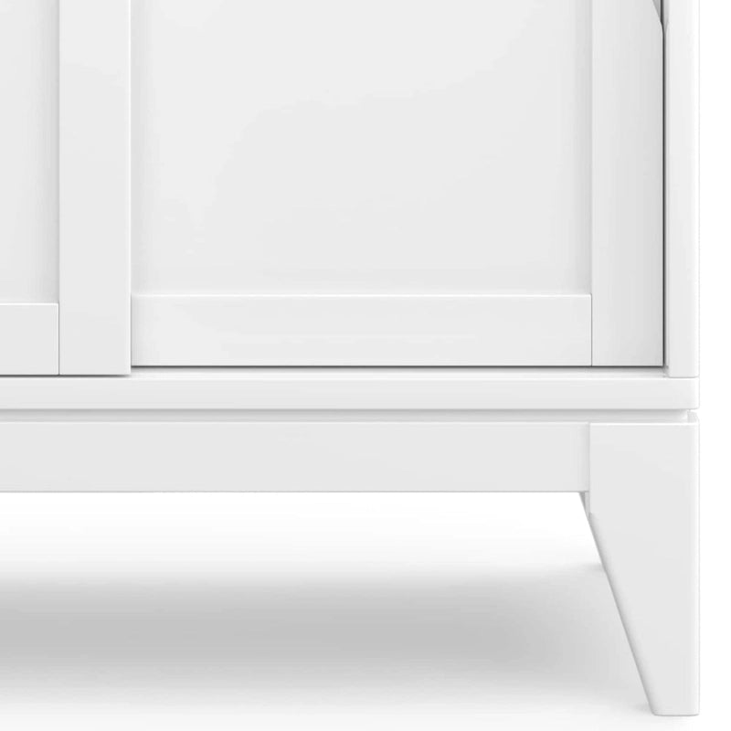 Meuble de rangement bas WYNDENHALL Pearson en BOIS MASSIF, largeur 30 pouces, style moderne du milieu du siècle - 30 po l x 14 po p x 31 po h
