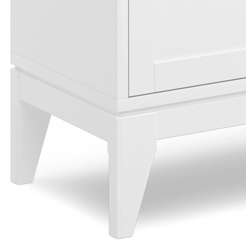 Meuble de rangement bas WYNDENHALL Pearson en BOIS MASSIF, largeur 30 pouces, style moderne du milieu du siècle - 30 po l x 14 po p x 31 po h