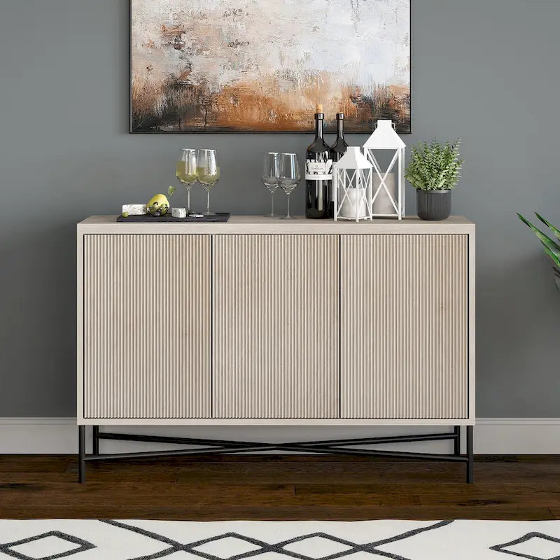 Table de buffet rectangulaire large Brighton 48 - 47,5 de large