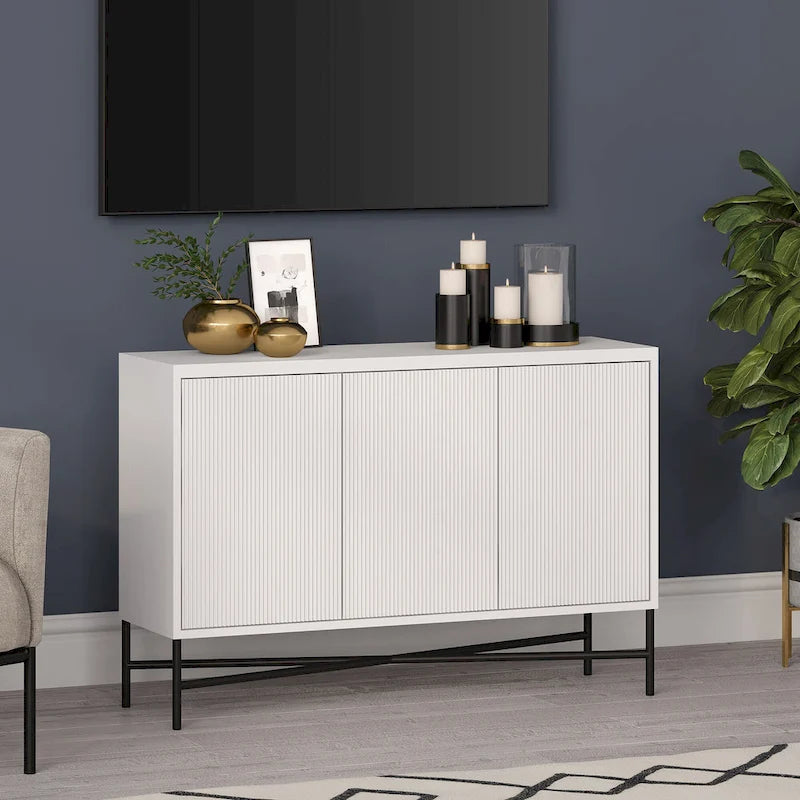Table de buffet rectangulaire large Brighton 48 - 47,5 de large