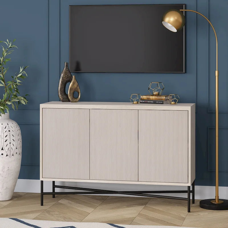 Table de buffet rectangulaire large Brighton 48 - 47,5 de large