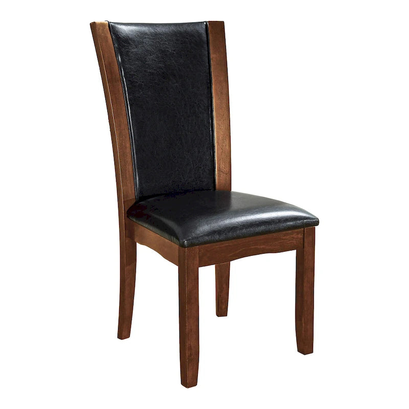 Ensemble de salle à manger 7 pièces Bind en bois massif avec étagères ouvertes par Furniture of America
