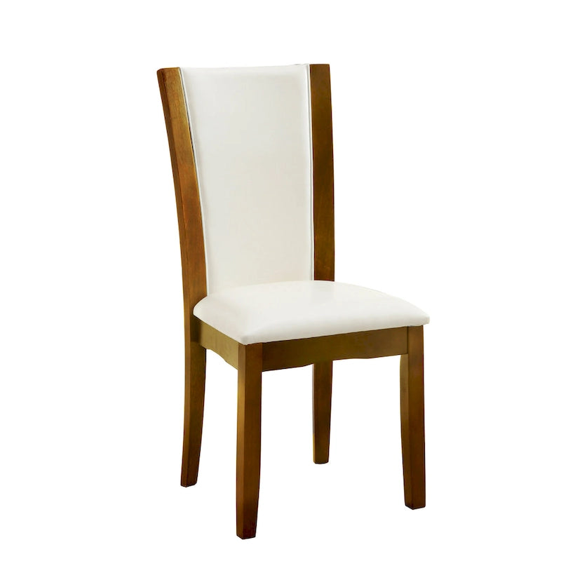 Ensemble de salle à manger 7 pièces Bind en bois massif avec étagères ouvertes par Furniture of America