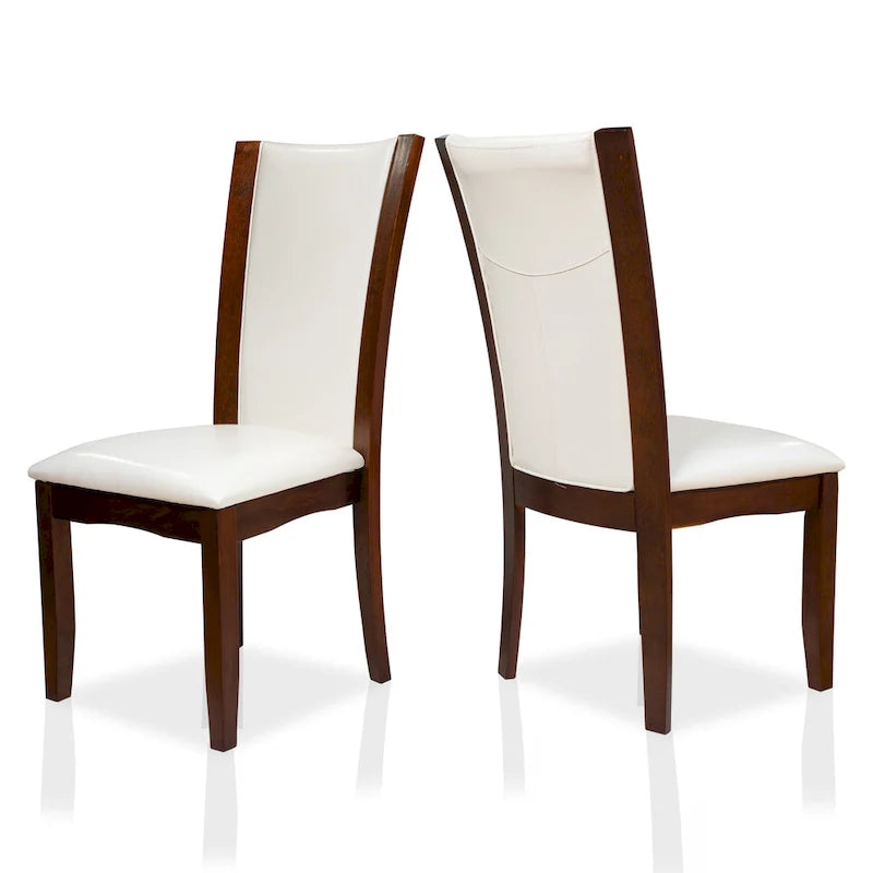Ensemble de salle à manger 7 pièces Bind en bois massif avec étagères ouvertes par Furniture of America