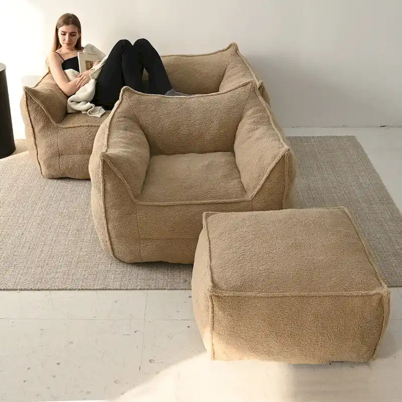 Canapé paresseux canapé de salon pouf poire