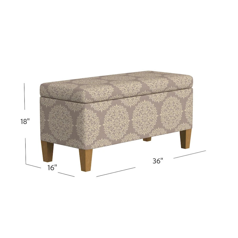 Banc de rangement décoratif Minna de Porch & Den