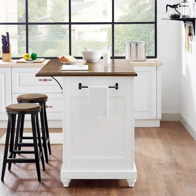 Îlot de cuisine Avenue Greene Betty avec 2 tabourets