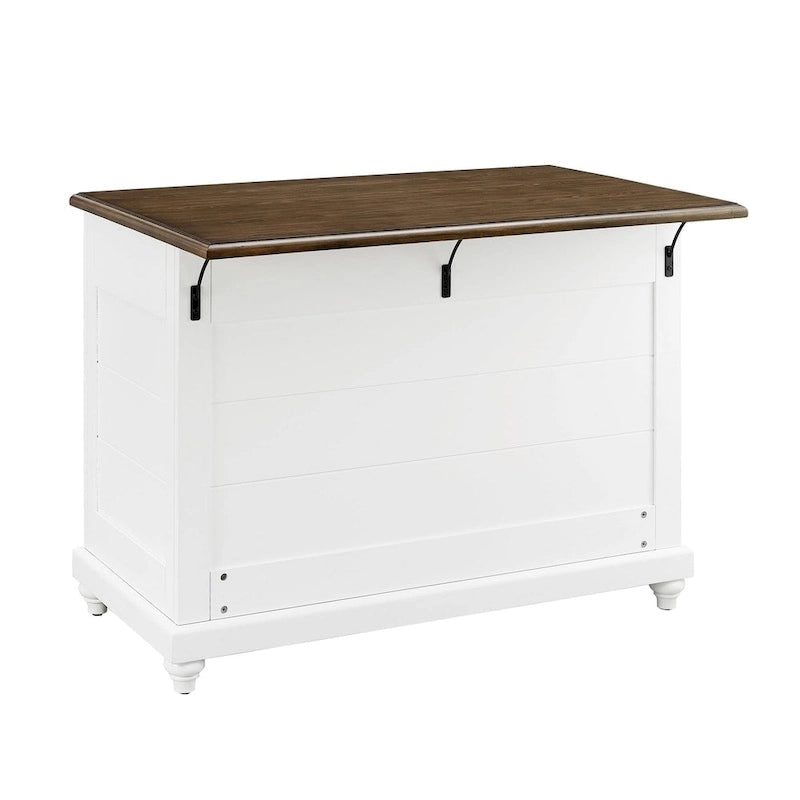 Îlot de cuisine Avenue Greene Betty avec 2 tabourets