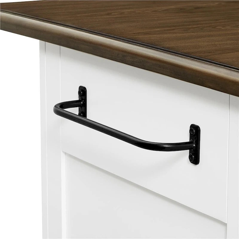 Îlot de cuisine Avenue Greene Betty avec 2 tabourets