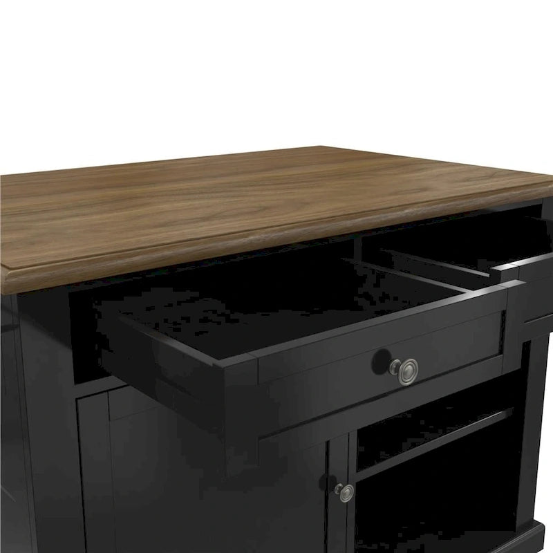 Îlot de cuisine Avenue Greene Betty avec 2 tabourets
