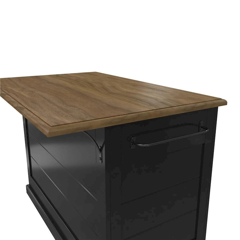 Îlot de cuisine Avenue Greene Betty avec 2 tabourets