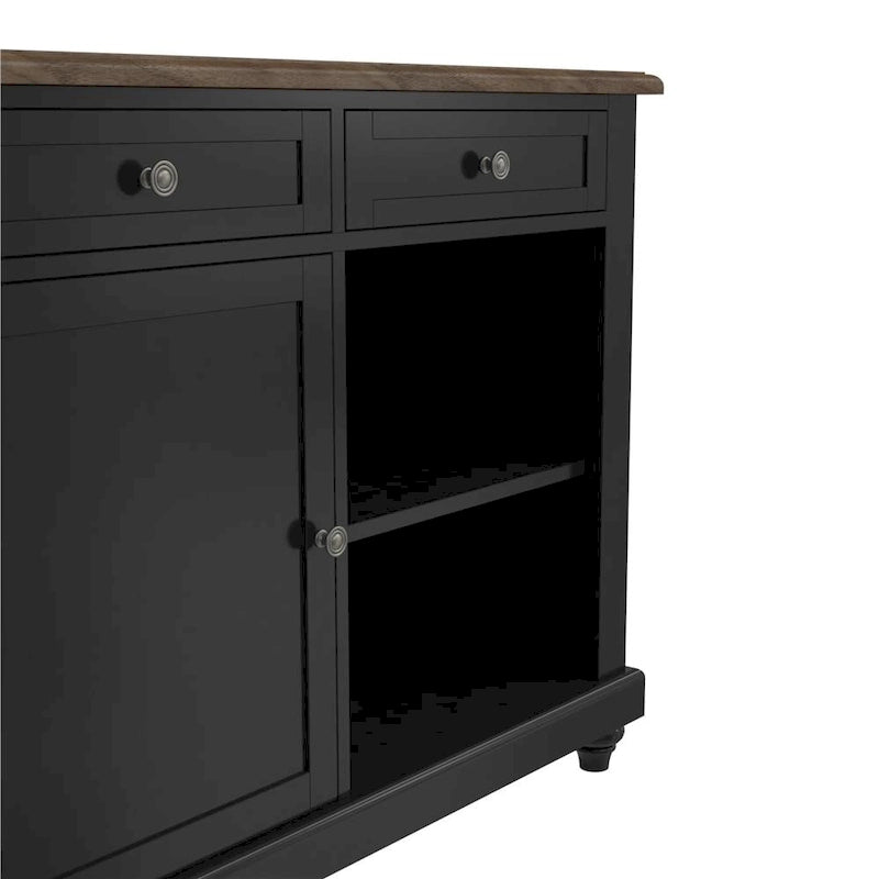 Îlot de cuisine Avenue Greene Betty avec 2 tabourets