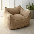 Canapé Paresseux Teddy Faux Tissu Canapé de Salon Fauteuil Poire avec Mousse à Mémoire de Forme