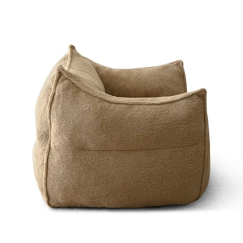 Canapé Paresseux Teddy Faux Tissu Canapé de Salon Fauteuil Poire avec Mousse à Mémoire de Forme