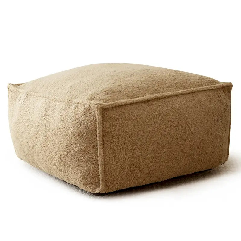 Canapé Paresseux Teddy Faux Tissu Canapé de Salon Fauteuil Poire avec Mousse à Mémoire de Forme