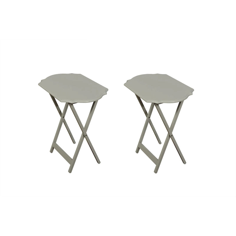 Plateau à goûter pliable Hedda (lot de 2)