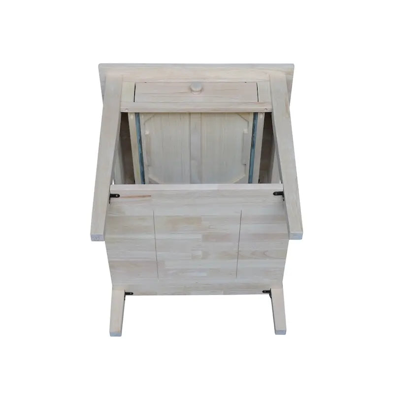 Table d'appoint carrée Spencer en bois d'hévéa massif - 61 cm (L) x 61 cm (P) x 63,5 cm (H)