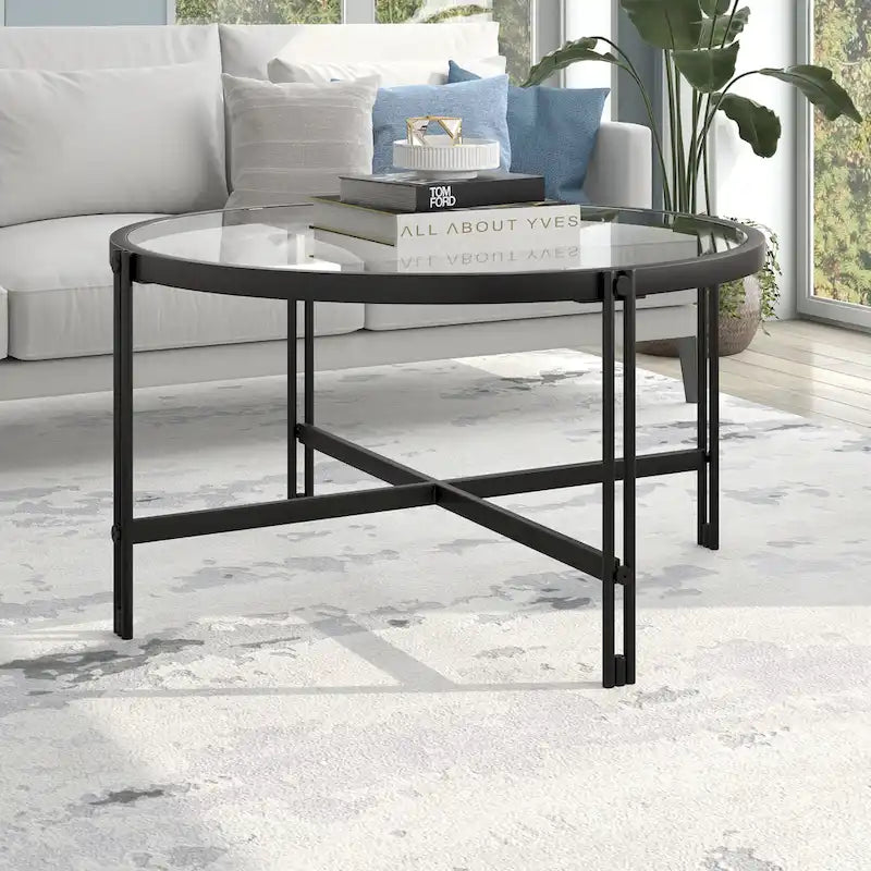 Inez 32 Wide Round Coffee Table