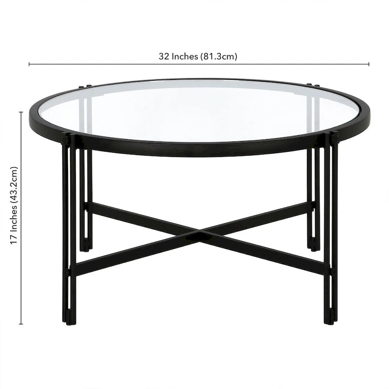 Table basse ronde large Inez 32