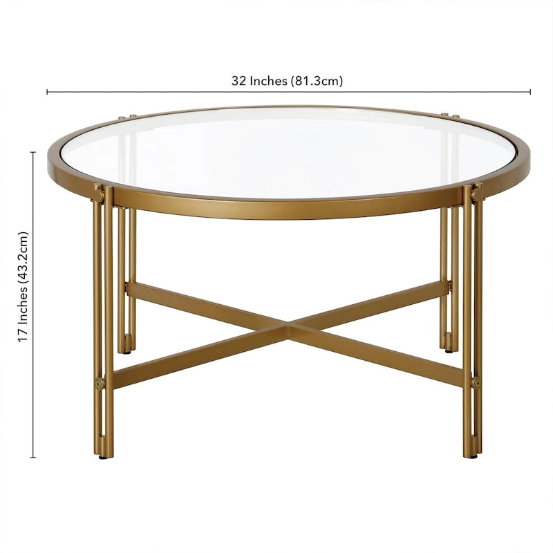 Table basse ronde large Inez 32
