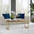 Table basse rectangulaire large Ezra 45