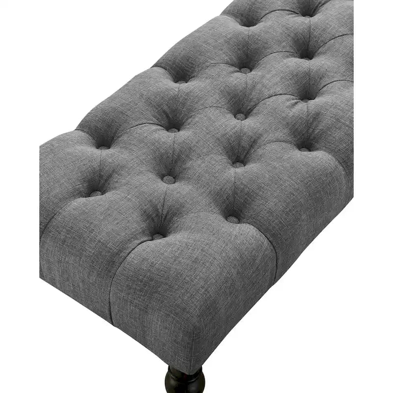 Ensemble de salle à manger 6 pièces en bois cérusé foncé rembourré Leviton de Roundhill Furniture