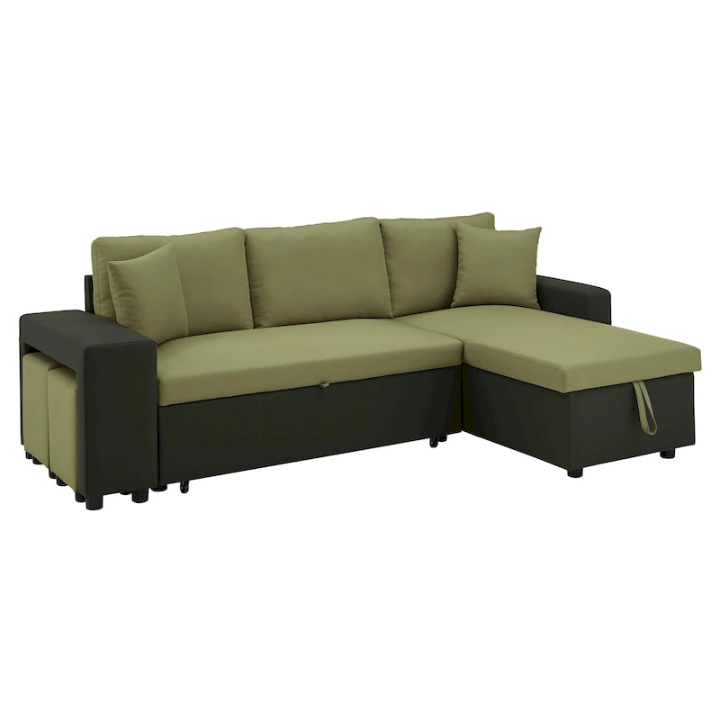 Canapé convertible 2 tons Lorca avec rangement par iNSPIRE Q Modern