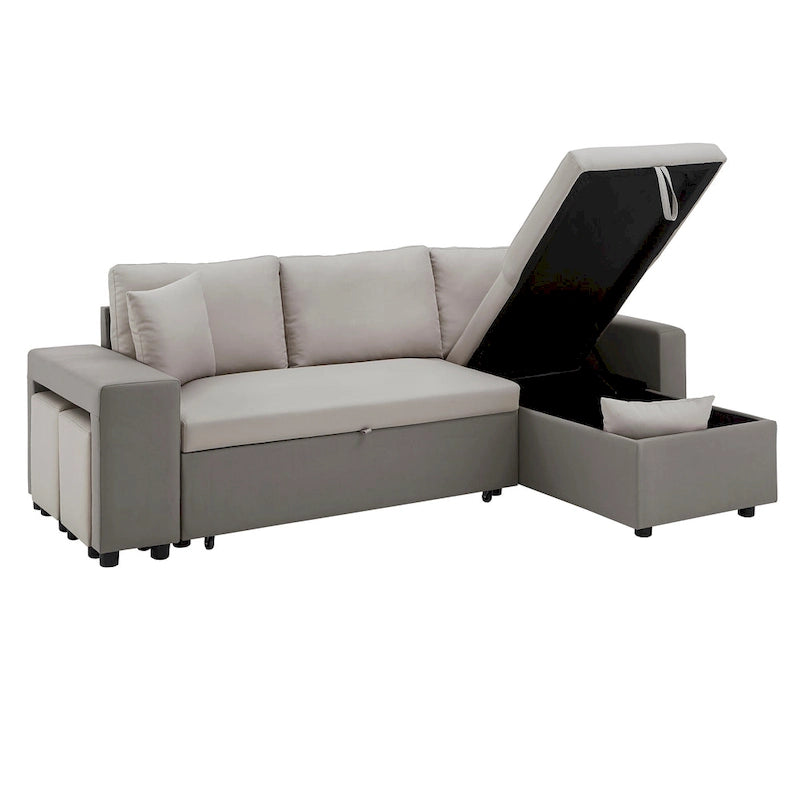 Canapé convertible 2 tons Lorca avec rangement par iNSPIRE Q Modern