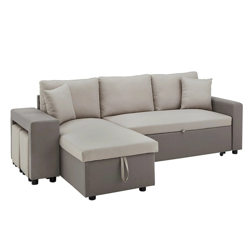 Canapé convertible 2 tons Lorca avec rangement par iNSPIRE Q Modern