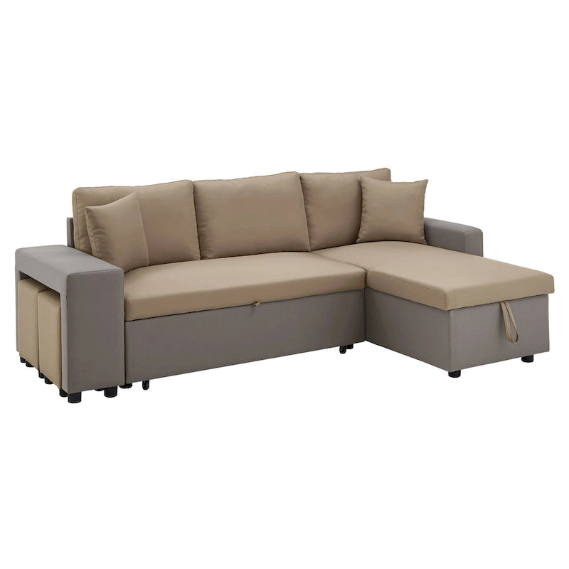 Canapé convertible 2 tons Lorca avec rangement par iNSPIRE Q Modern