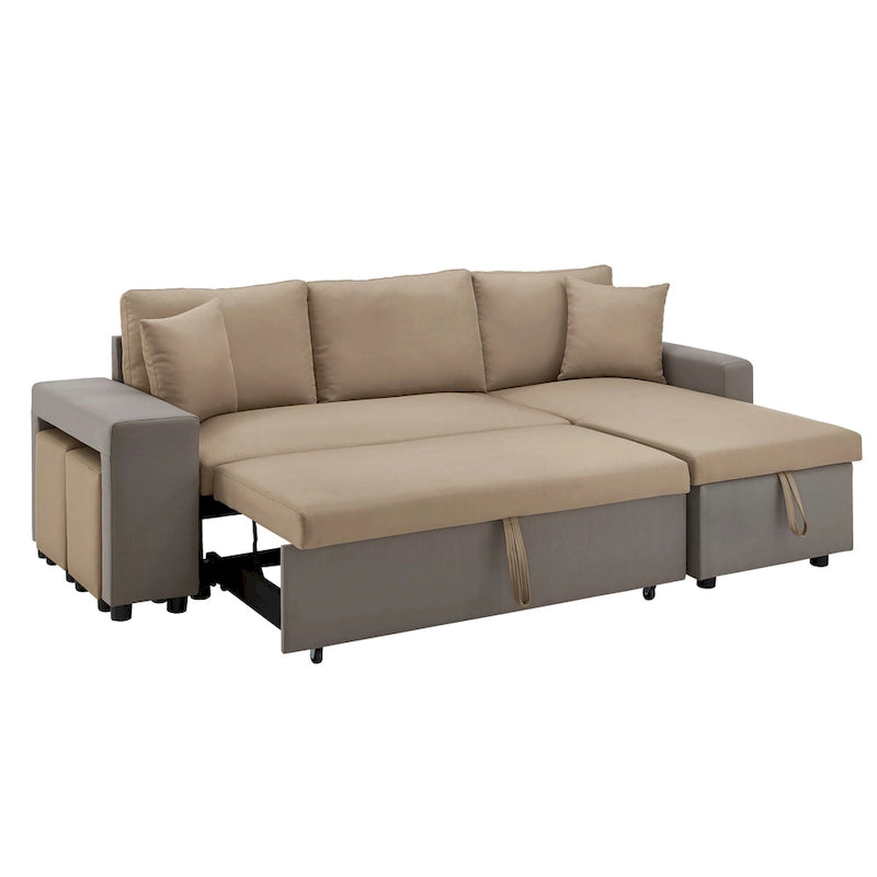 Canapé convertible 2 tons Lorca avec rangement par iNSPIRE Q Modern