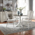 Ensemble Magnolia Manor de 5 pièces à rabat, blanc antique écorce patinée, option 5