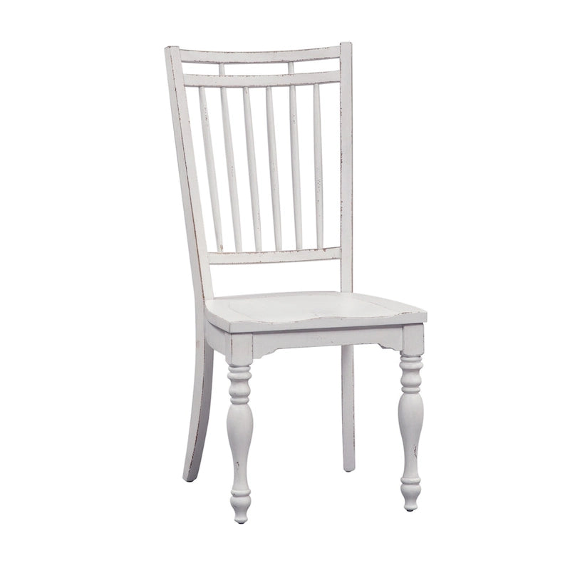 Ensemble Magnolia Manor de 5 pièces à rabat, blanc antique écorce patinée, option 5