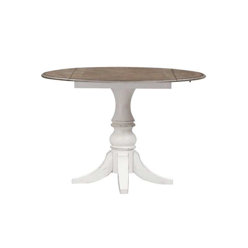 Ensemble Magnolia Manor de 5 pièces à rabat, blanc antique écorce patinée, option 5