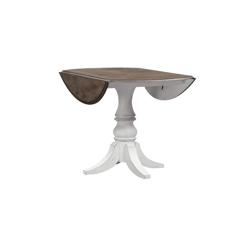 Ensemble Magnolia Manor de 5 pièces à rabat, blanc antique écorce patinée, option 5