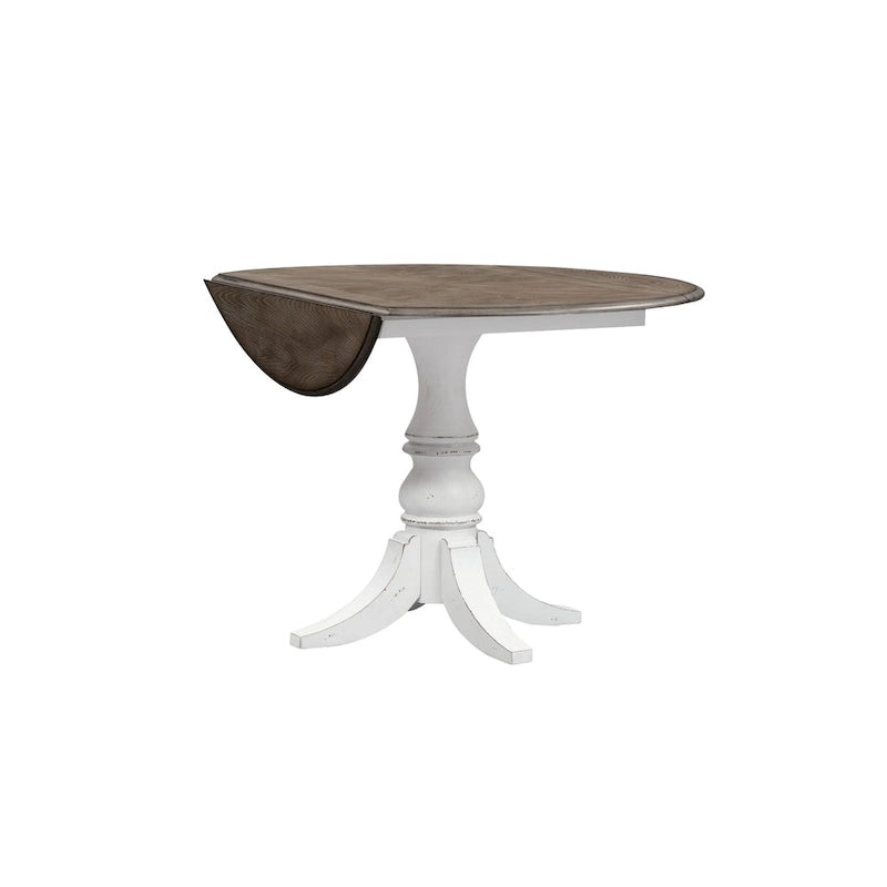 Ensemble Magnolia Manor de 5 pièces à rabat, blanc antique écorce patinée, option 5