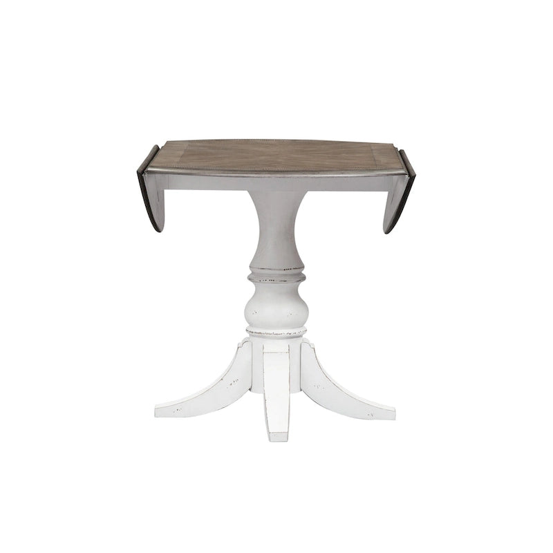 Ensemble Magnolia Manor de 5 pièces à rabat, blanc antique écorce patinée, option 5