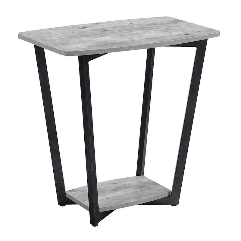 Table d'appoint Graystone avec étagère de Convenience Concepts