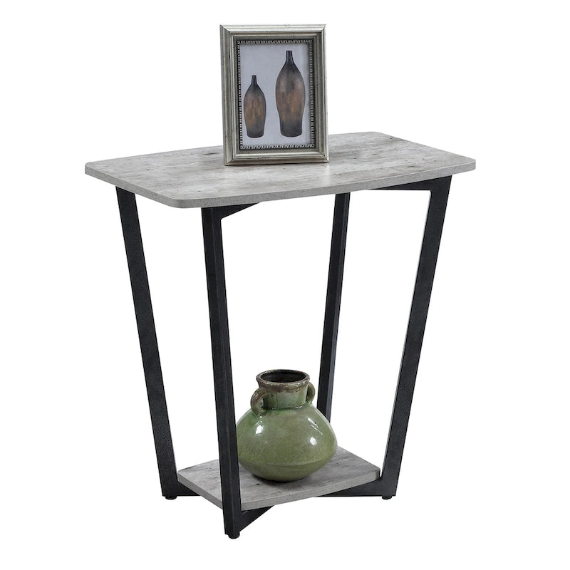 Table d'appoint Graystone avec étagère de Convenience Concepts