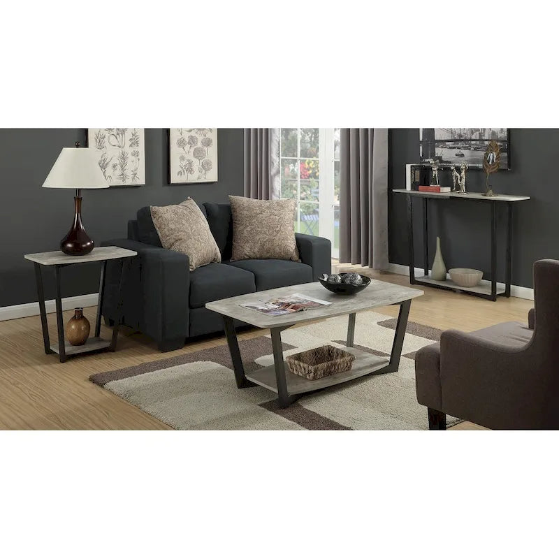 Table d'appoint Graystone avec étagère de Convenience Concepts
