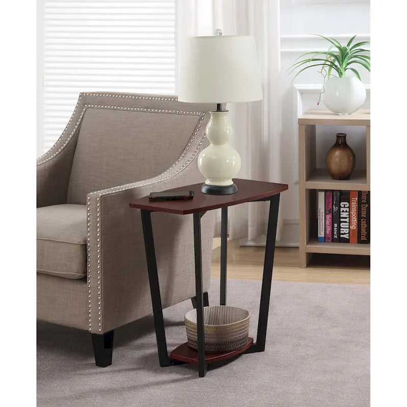Table d'appoint Graystone avec étagère de Convenience Concepts