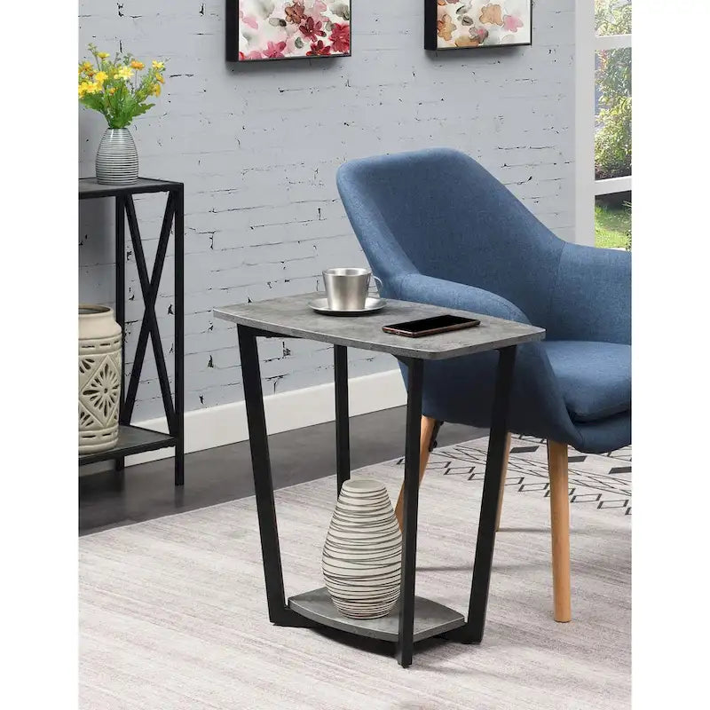 Table d'appoint Graystone avec étagère de Convenience Concepts