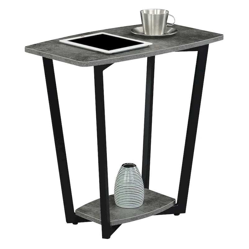 Table d'appoint Graystone avec étagère de Convenience Concepts