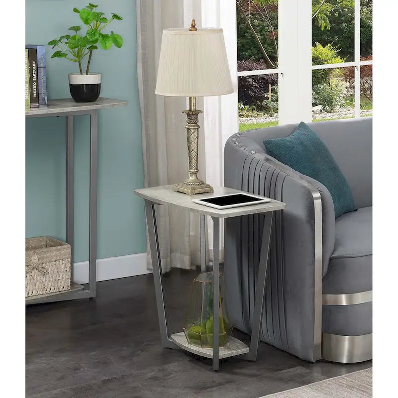Table d'appoint Graystone avec étagère de Convenience Concepts