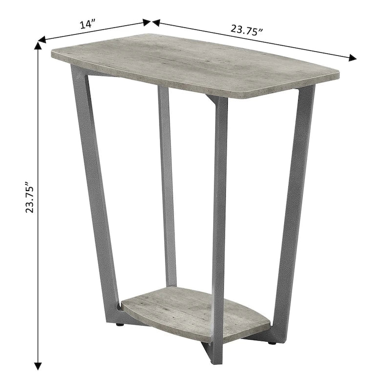 Table d'appoint Graystone avec étagère de Convenience Concepts