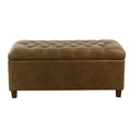 Banc de rangement capitonné Caluire Copper Grove